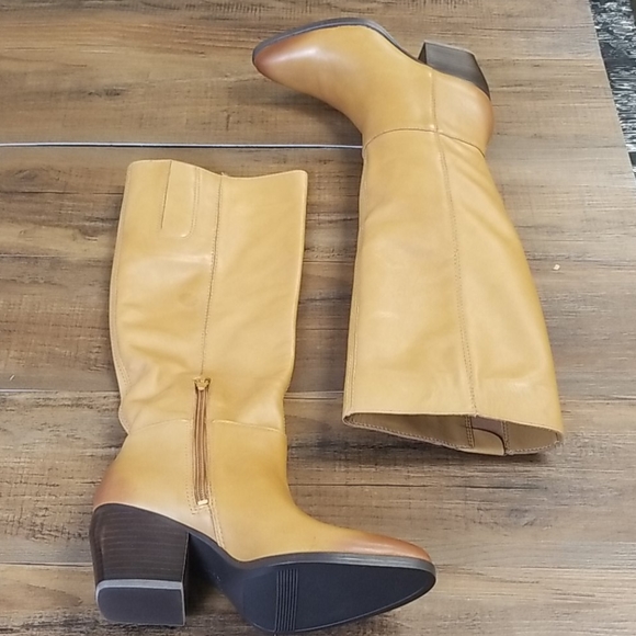naturalizer dane wide calf riding boots